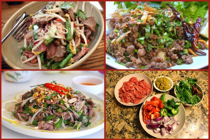Lap Khmer (Beef Salad_Khmer Beef Salad) in Cambodia
